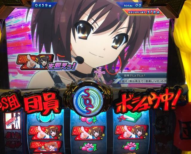 ハルヒでビッグボーナス中に7揃い3回降臨した結果!「4/26パチスロ稼動」